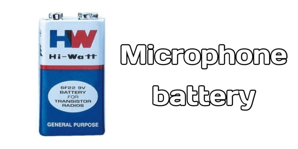 Wireless microphone Battery