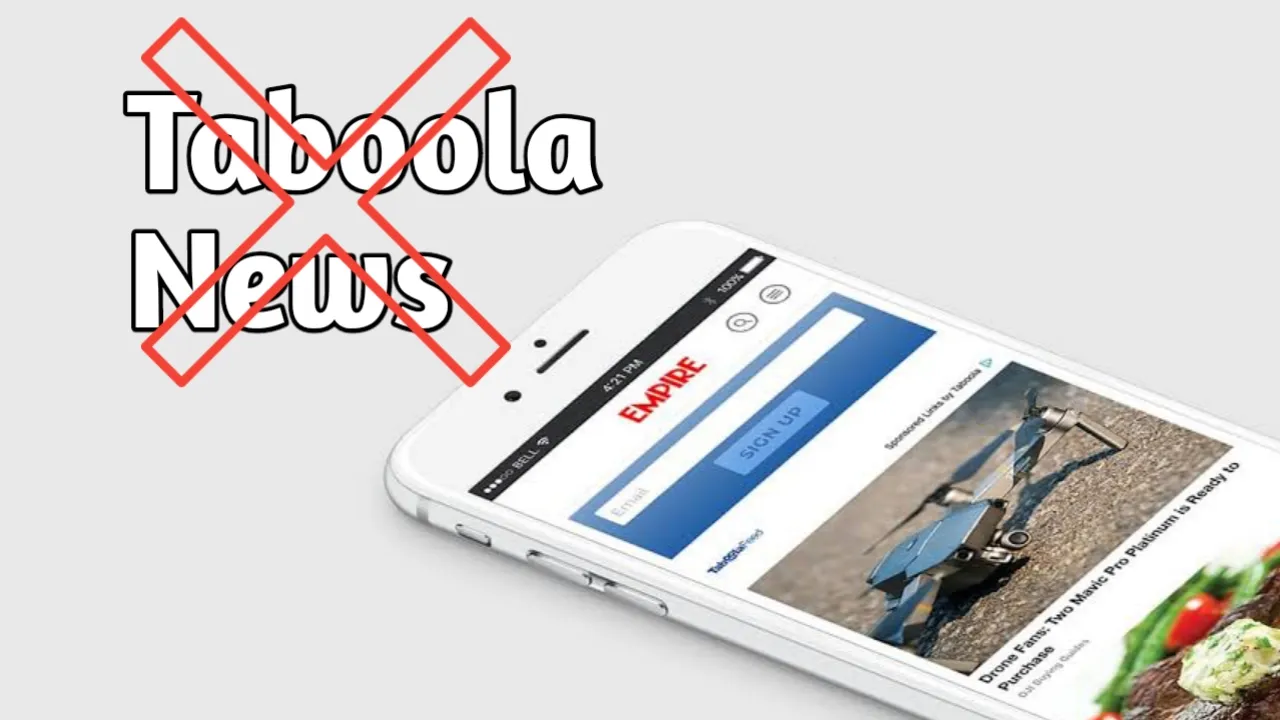 how to get rid of taboola news on android phone